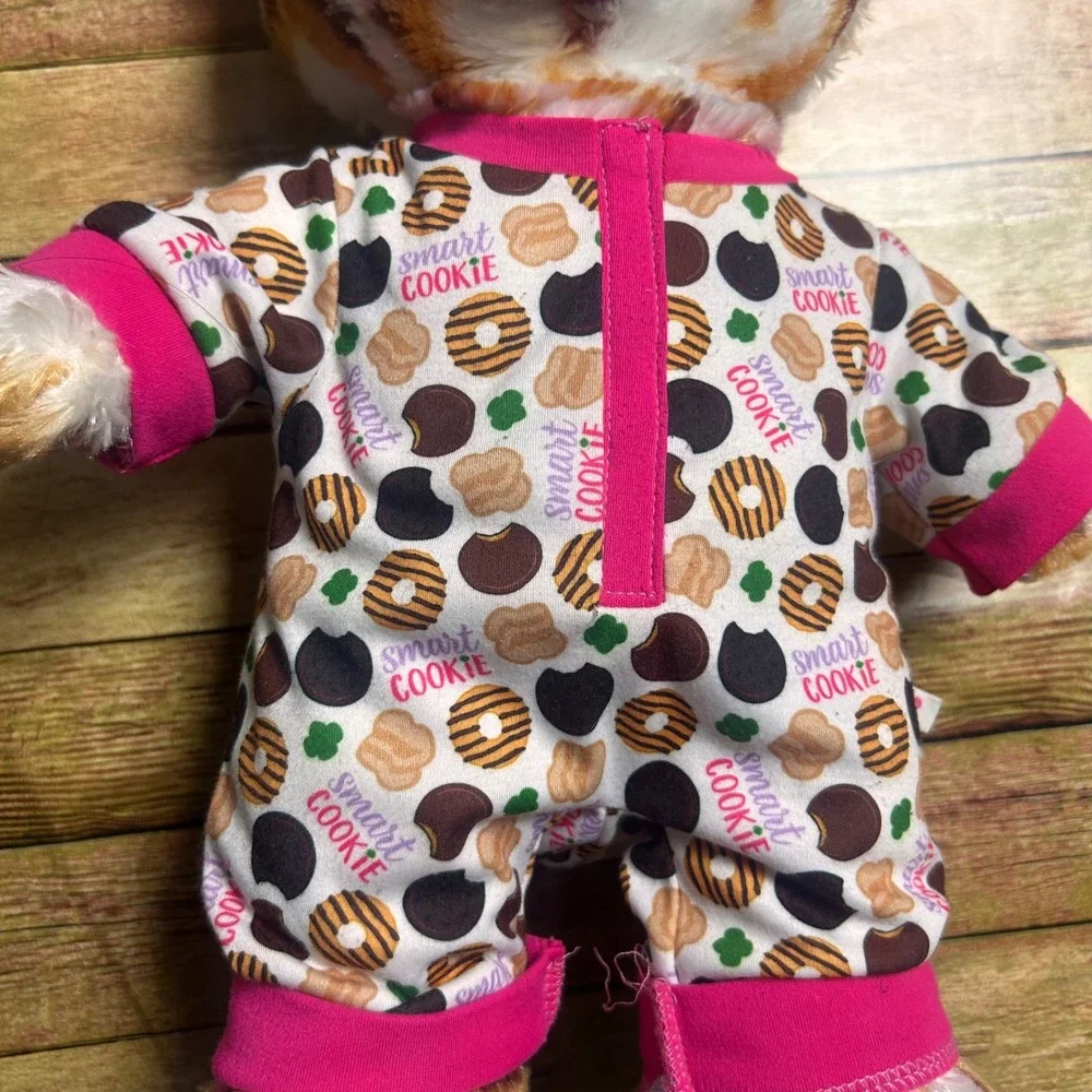 Build-A-Bear Girl Scouts Coconut Caramel Bear Smart Cookie Sleeper Plush 16in